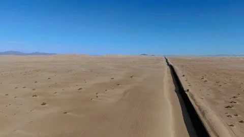 U.S Mexico Border Stock Footage 141774303