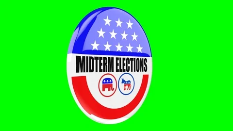 US Midterm Elections Vote Icon Stock Footage 218367814