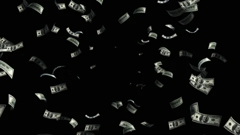 US money cash particle loop animation Vídeo Stock 160646559