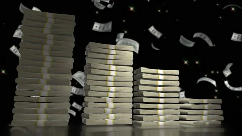 US money decrease bar chart animation 库存影片 226285024