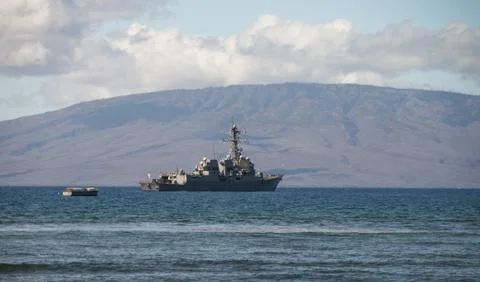Us naval ship Foto stock