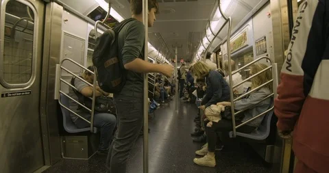 US - NYC - Metro 2 Stock Footage 126987906