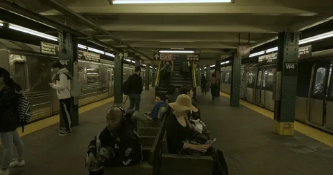 US - NYC - Metro Station 1 Stock Footage 126990400