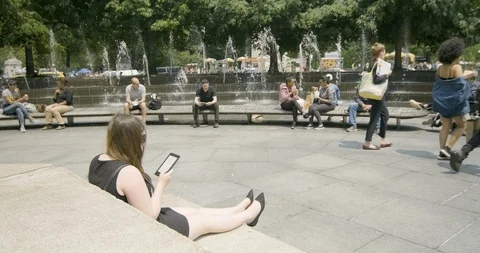 US - NYC - Square 3 Stock Footage 126937163