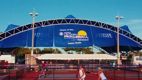 US Open Pickleball 2022 Stock Footage 204077434