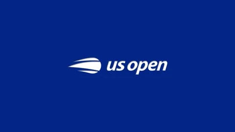 US Open Tenis Logo Cut Out Stock Footage 157696618