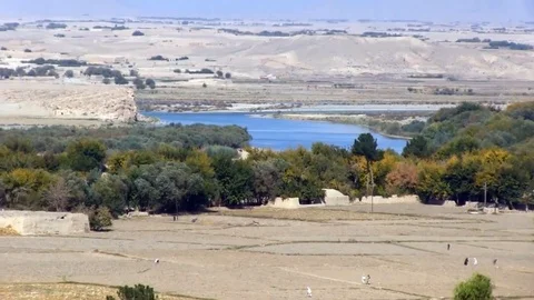 A U.S. outpost comes under attack in Afghanistan. 스톡 동영상 123364089