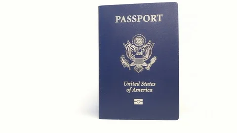 US Passport Stock Footage 89288120
