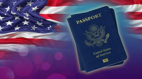 Us passport Stock Illustration