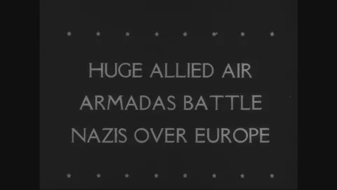 U.S. pilots prepare for air battle against Nazi community - 1944 Stock Footage 89964013
