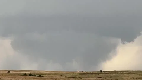 US: Possible Tornado Spotted in Oklahoma Panhandle Stock Footage 337682778