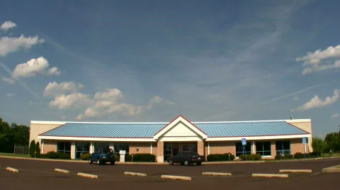 US post office with customers Stock Footage 99129