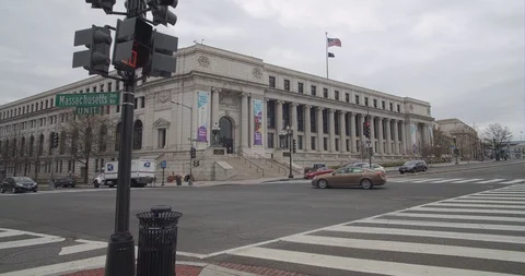 US POST OFFICE MUSEUM DC with Steadicam Stockbeeldmateriaal 126805578