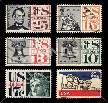 Us postage Stock Photos