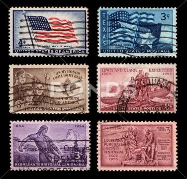 Us postage Stock Photos