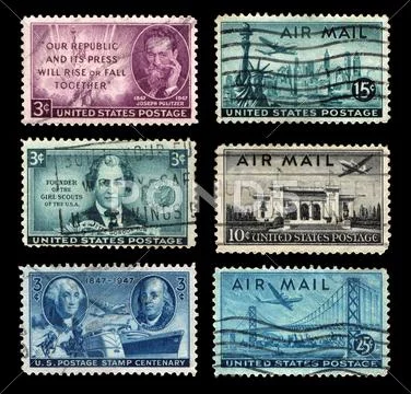 Us postage Stock Photos