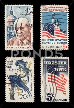 Us postage Stock Photos