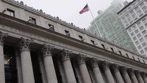 US Postal Service workers protest Trump's plan to integrate USPS into the Depart Stock Footage 304632564