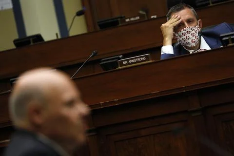 US Postmaster General DeJoy and USPS Board of Governors President Duncan testify Stock Photos