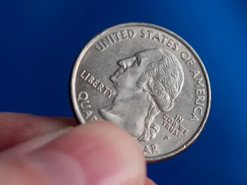 US quarter dollar Stock Photos