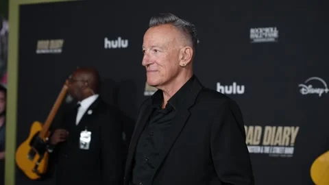 US: ROAD DIARY: Bruce Springsteen &amp; The E Street Band Los Angeles Premiere -... Stock Footage 288989247
