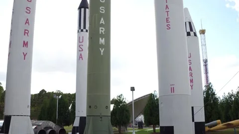US Rocket Replicas Stock-Footage 134579845