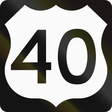 US Route Shield Stock Illustration