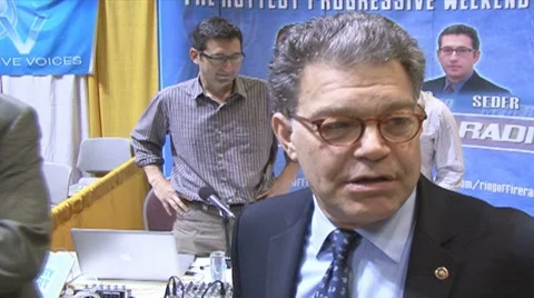 U.S. Senator Al Franken Stock Footage 7138150