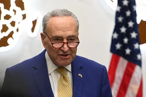 US Senator Chuck Schumer Fotos de archivo