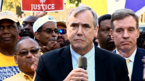 U.S. Senator Jeff Merkley  Video stock 55048558