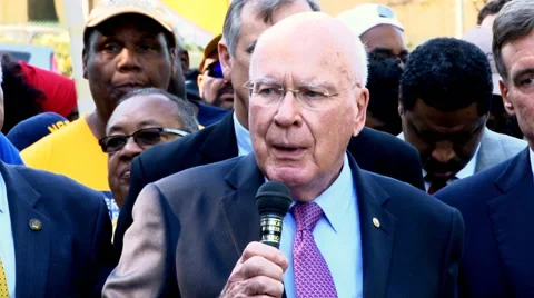 U.S. Senator Patrick Leahy  Stock Footage 55048619