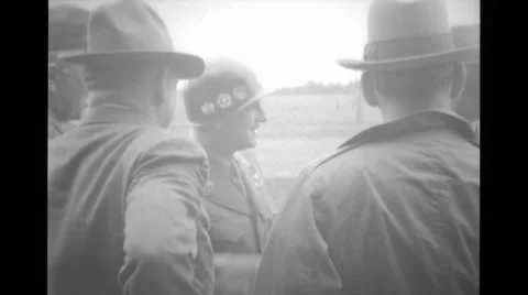 US Senators and Generals in Germany Stock Footage 39907514
