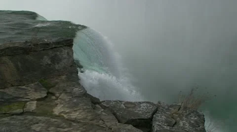 US Side - Horseshoe Falls Stock Footage 12546750