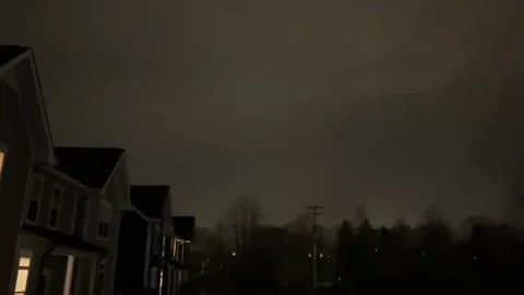 US: Sirens Blare as Storms Trigger Tornado Watch Across Southern Indiana ... Stock Footage 329264832