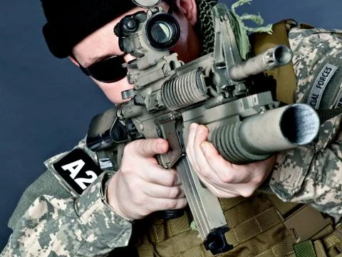 US soldier Foto stock