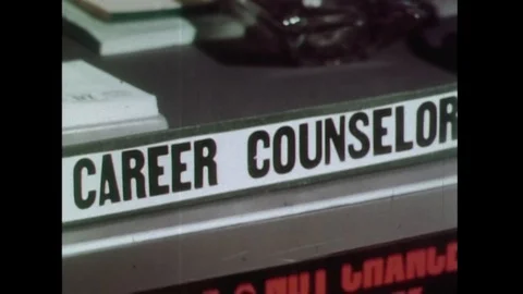 U.S. soldier visit counseling office - 1966 Stock Footage 91589953