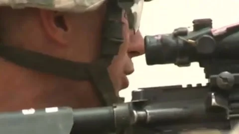 US soldiers and Afghans work together. (4) Stock Footage 237689232