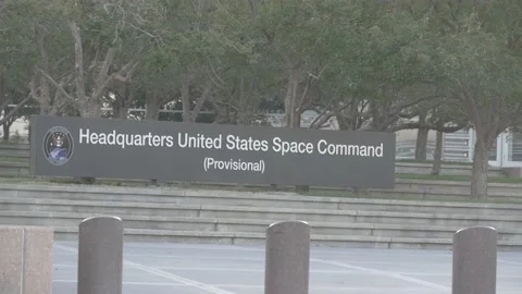 U.S. Space Command Headquarters (Flat Profile for Color Grading) Stock Footage 197532772