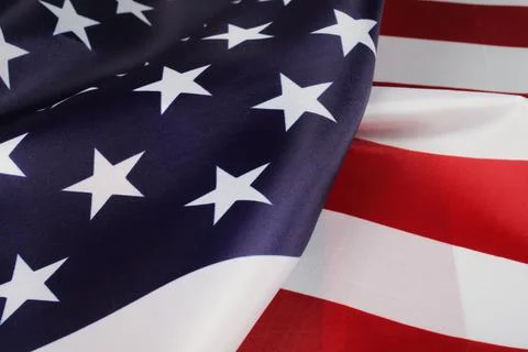 US state flag close-up, background. Foto stock