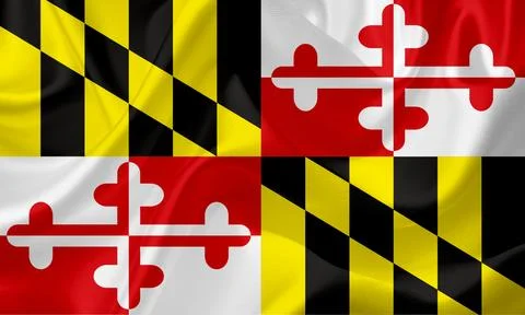 US state flags Stock Illustration