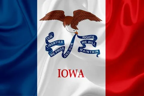 US state flags Stock Illustration