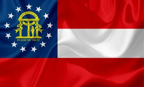 US state flags Stock Illustration