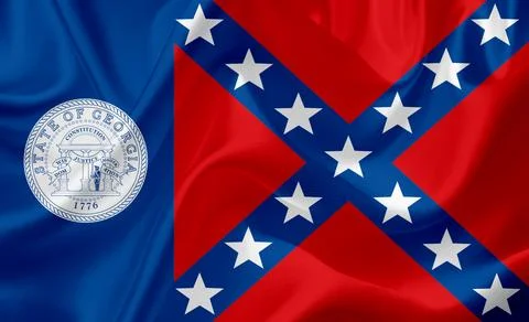 US state flags Stock Illustration