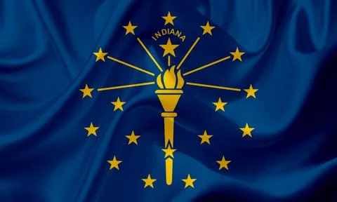 US state flags Stock Illustration