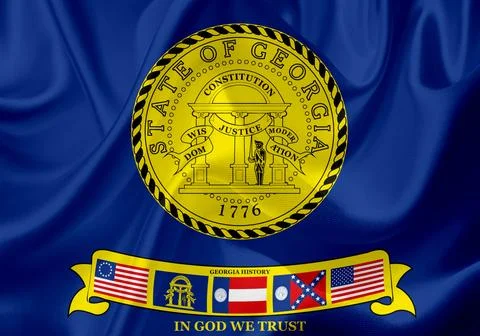 US state flags Stock Illustration