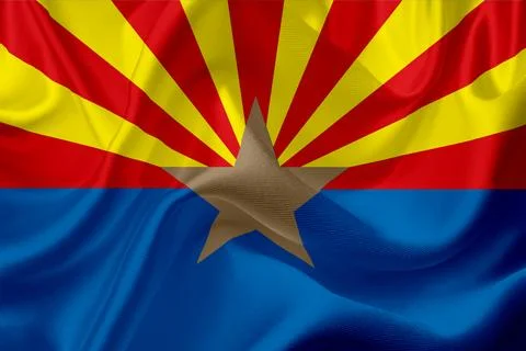 US state flags Stock Illustration