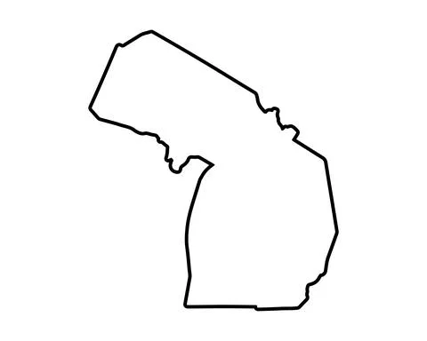 US state map. Michigan outline symbol. Vector illustration Illustration