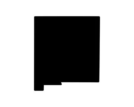 US state map. New Mexico silhouette symbol. Vector illustration Illustration