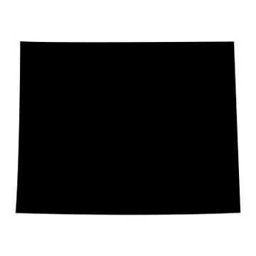 U.S. state on the U.S. map Wyoming Stock Illustration