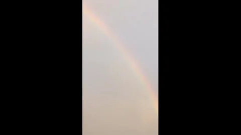 US: Stunning Rainbow Lights Up Sky Over McKinney, Texas Stock Footage 335110319